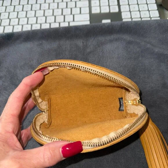 Portland Leather Goods Taco Tassel Pouch - Sunflower - Picture 3 of 5